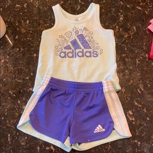 Adidas Tank Top and Shorts